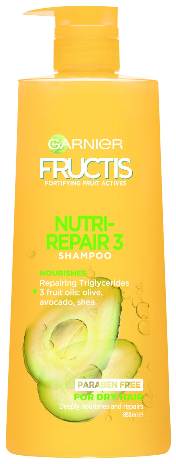 Garnier Fructis Nutri-Repair 3 Shampoo 850ml