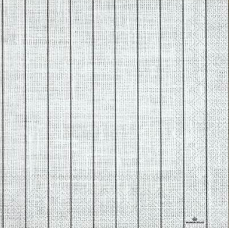 Linen Pinstripe Napkins - Dinner