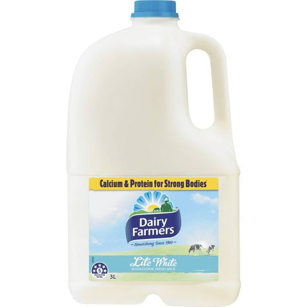 Dairy Farmers Milk Lite 3L