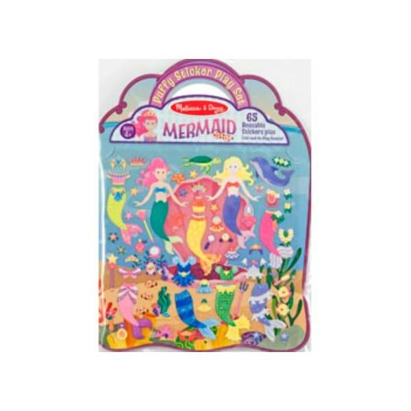M&D - Reusable Puffy Sticker Play Set - Mermaid