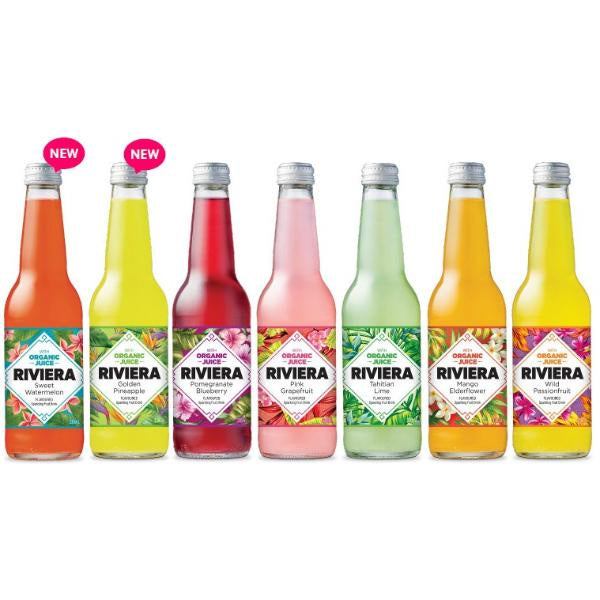 Riviera Sparkling Fruit Juice Pink Grapefruit 330ml