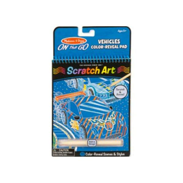 M&D - On The Go - Scratch Art - Vehicles