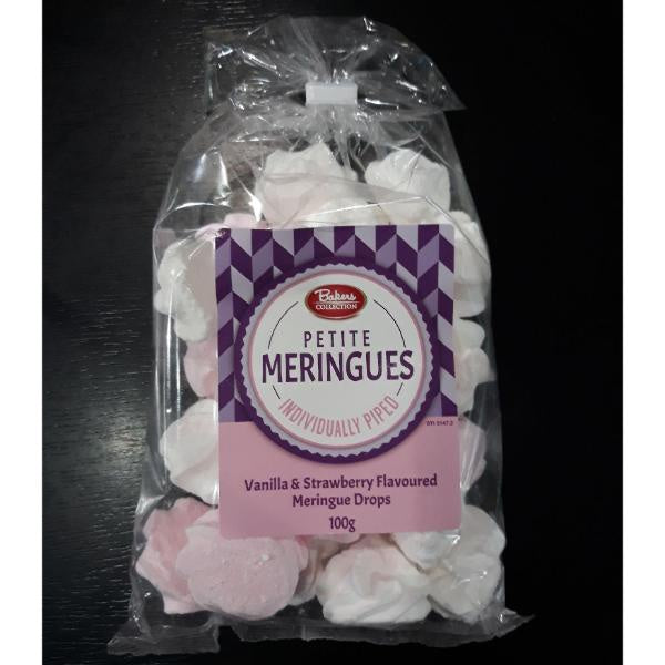 Bakers Collection Petite Meringues Vanilla & Strawberry 100g