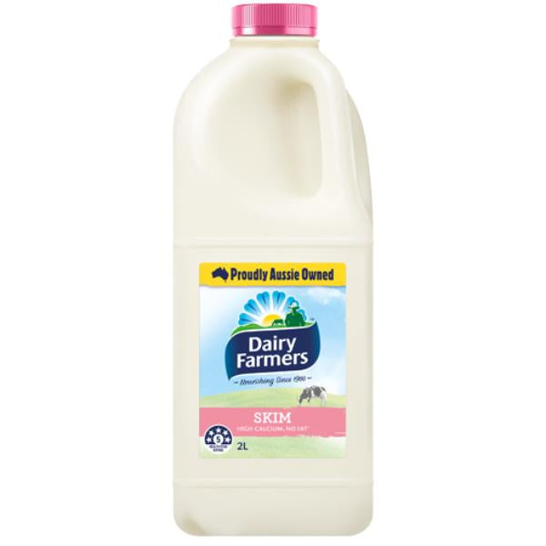 Dairy Farmers Milk Skim 2L