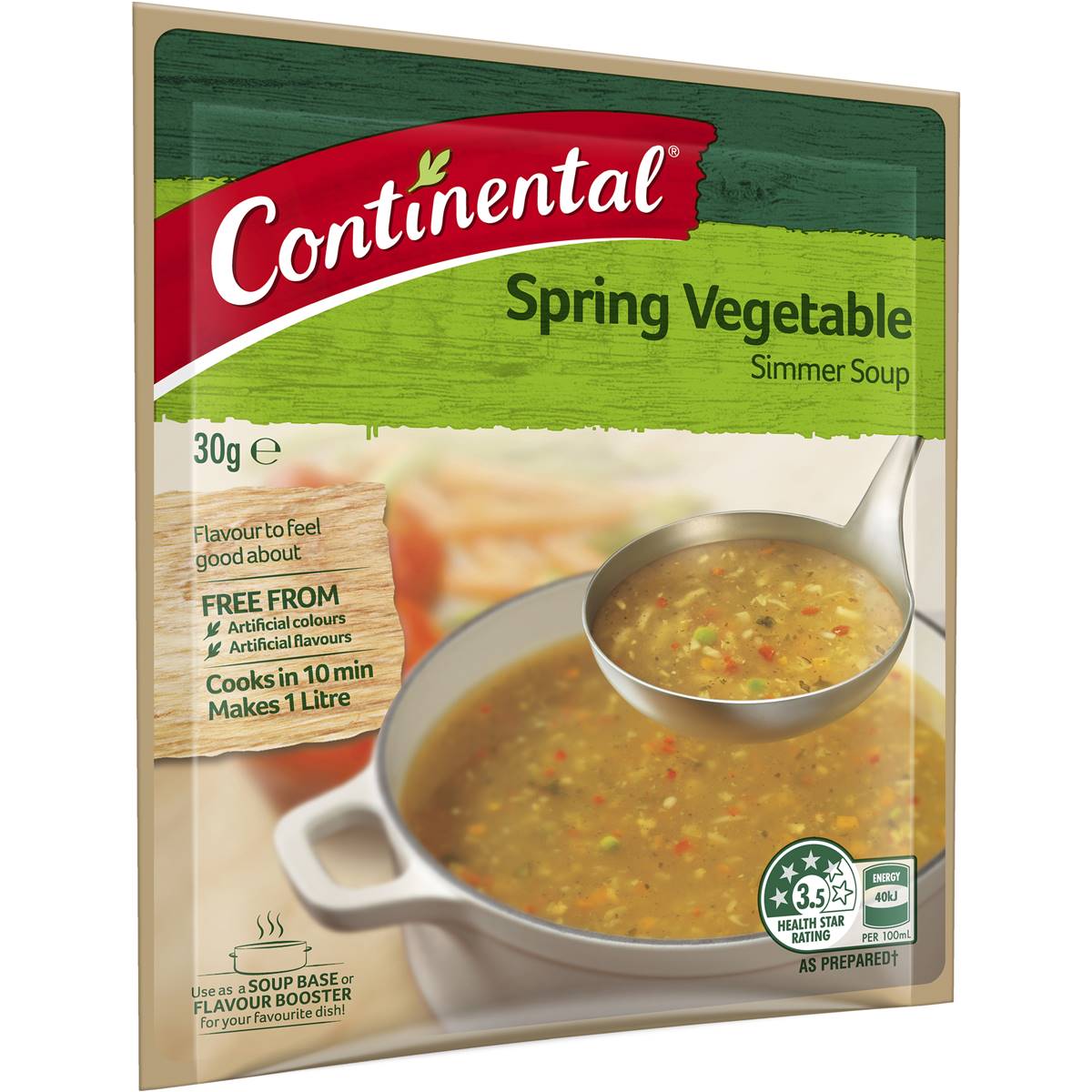 Continental Simmer Soup Spring Vegetable 30g