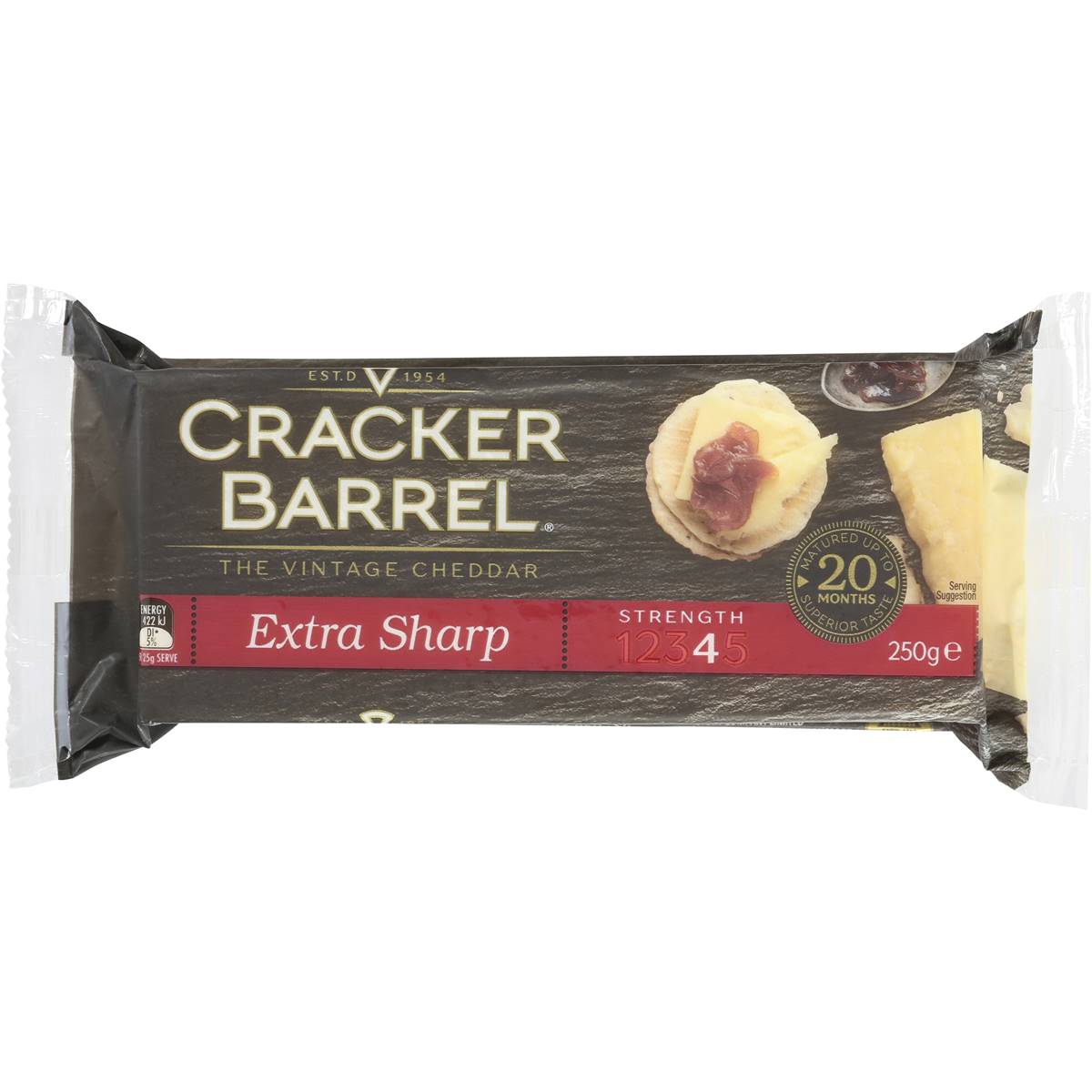 Cracker Barrel Vintage Cheddar Extra Sharp 250g