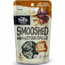 Tasti Smooshed Wholefood Balls Peanut Butter & Caramel 69g