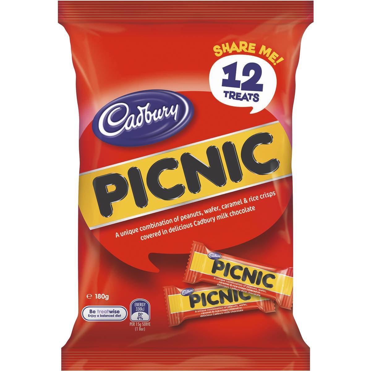 Cadbury Sharepack Picnic 12pkt 180g