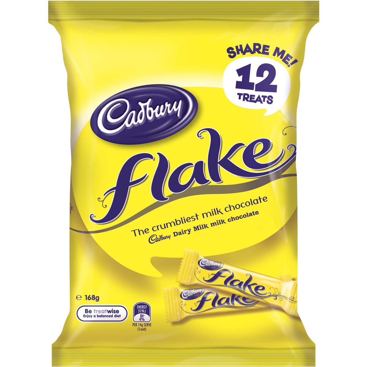 Cadbury Sharepack Flake 12pkt 168g