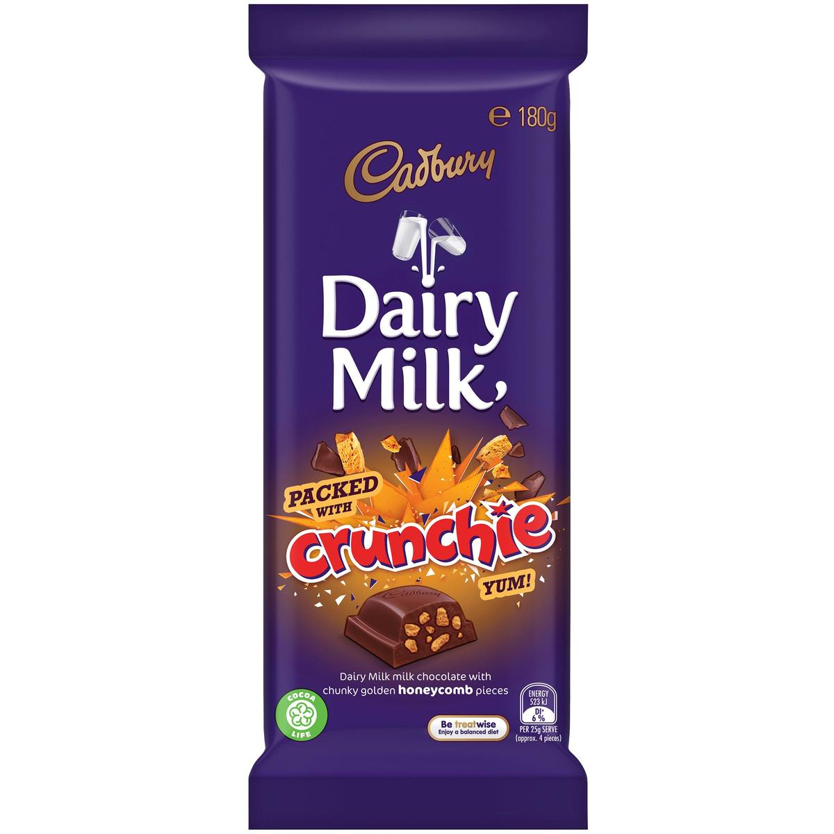 EGV Cadbury Dairy Milk Crunchie 180g