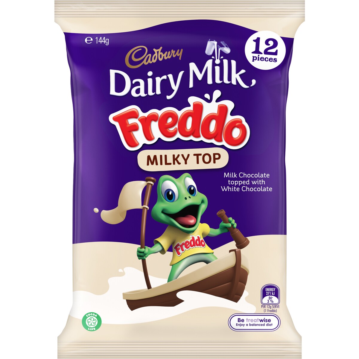 Cadbury Sharepack Milky Top Freddo 12pkt 144g