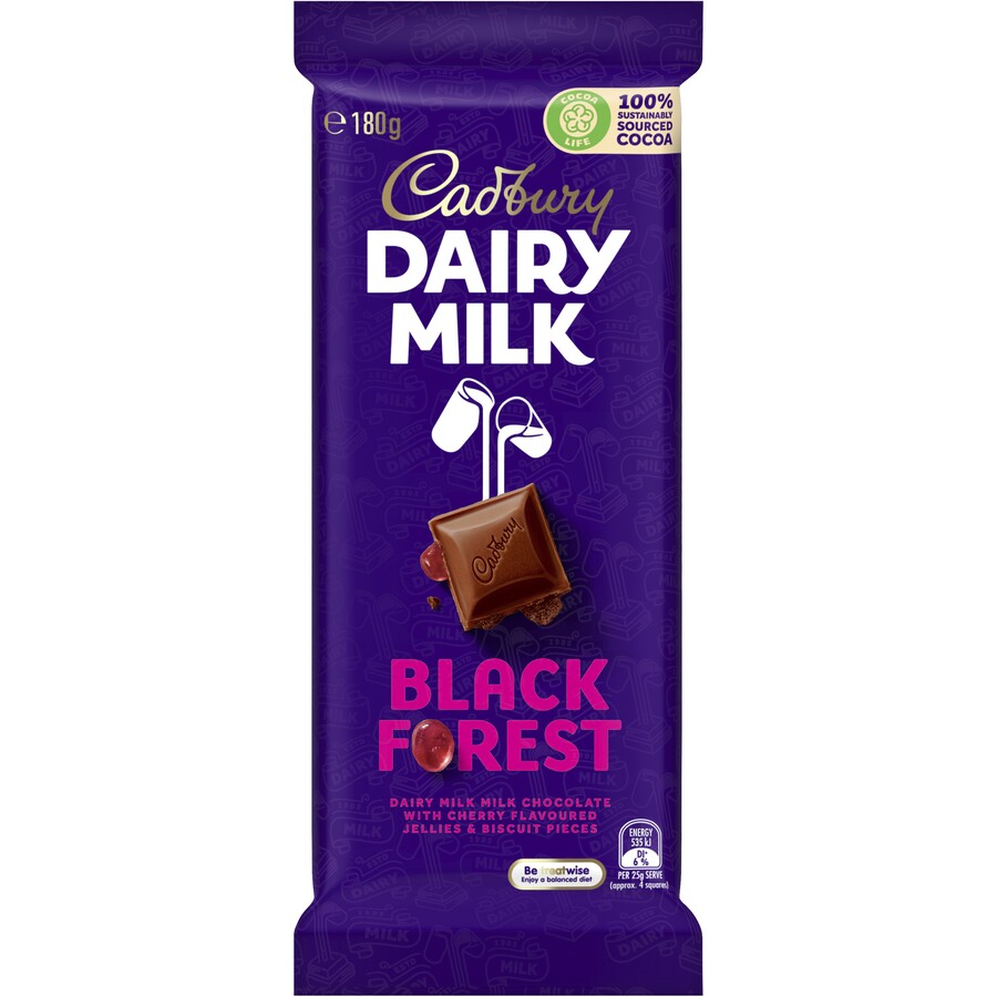 EGV Cadbury Dairy Milk Black Forest 180g