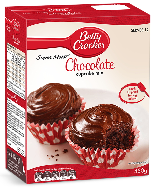 Betty Crocker Chocolate Cupcake Mix 450g