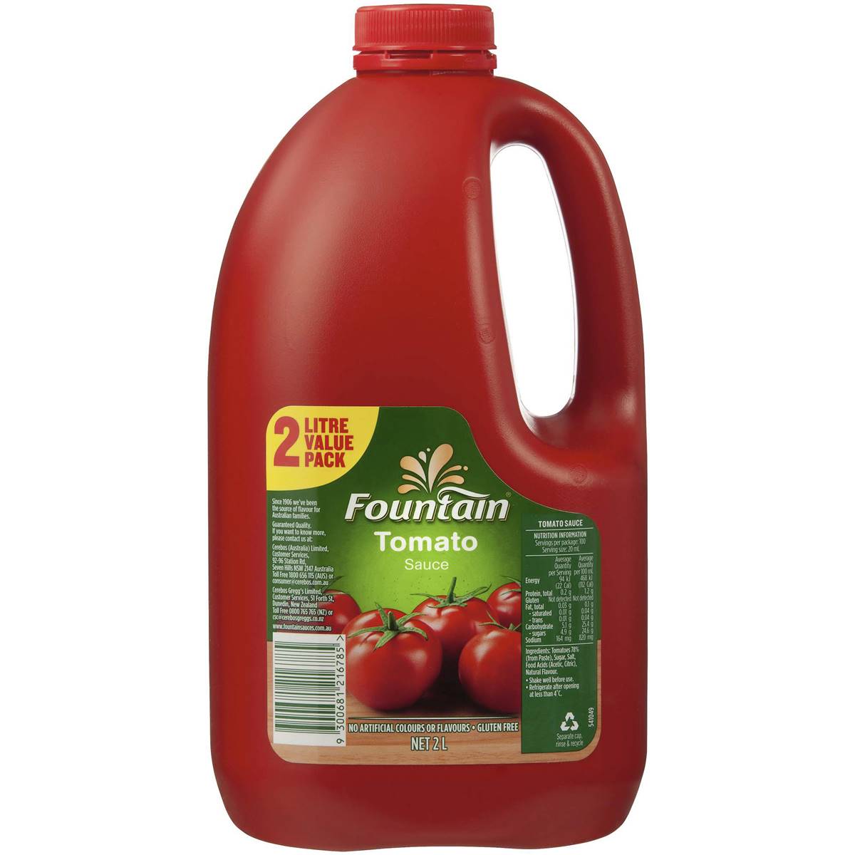 Fountain Tomato Sauce 2L