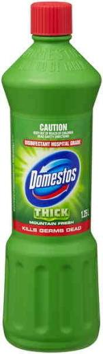 Domestos Disinfectant Thick Bleach Mountain Fresh 1.25L