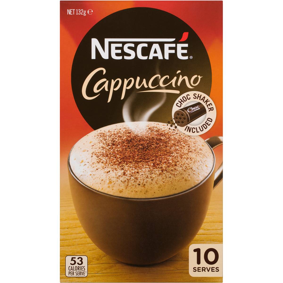 Nescafe Cappuccino Coffee Sachets 10pk