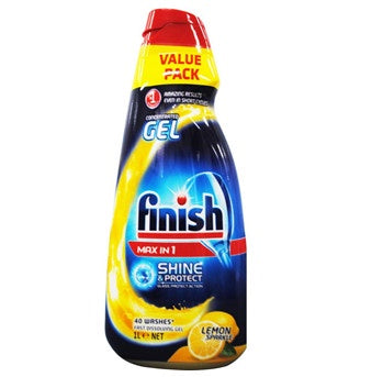 Finish Dishwashing Concentrated Gel Max In 1 Shine & Protect 1L