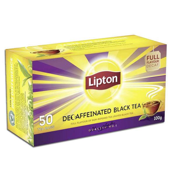 Lipton Decaf Black Tea 50 bags 100g