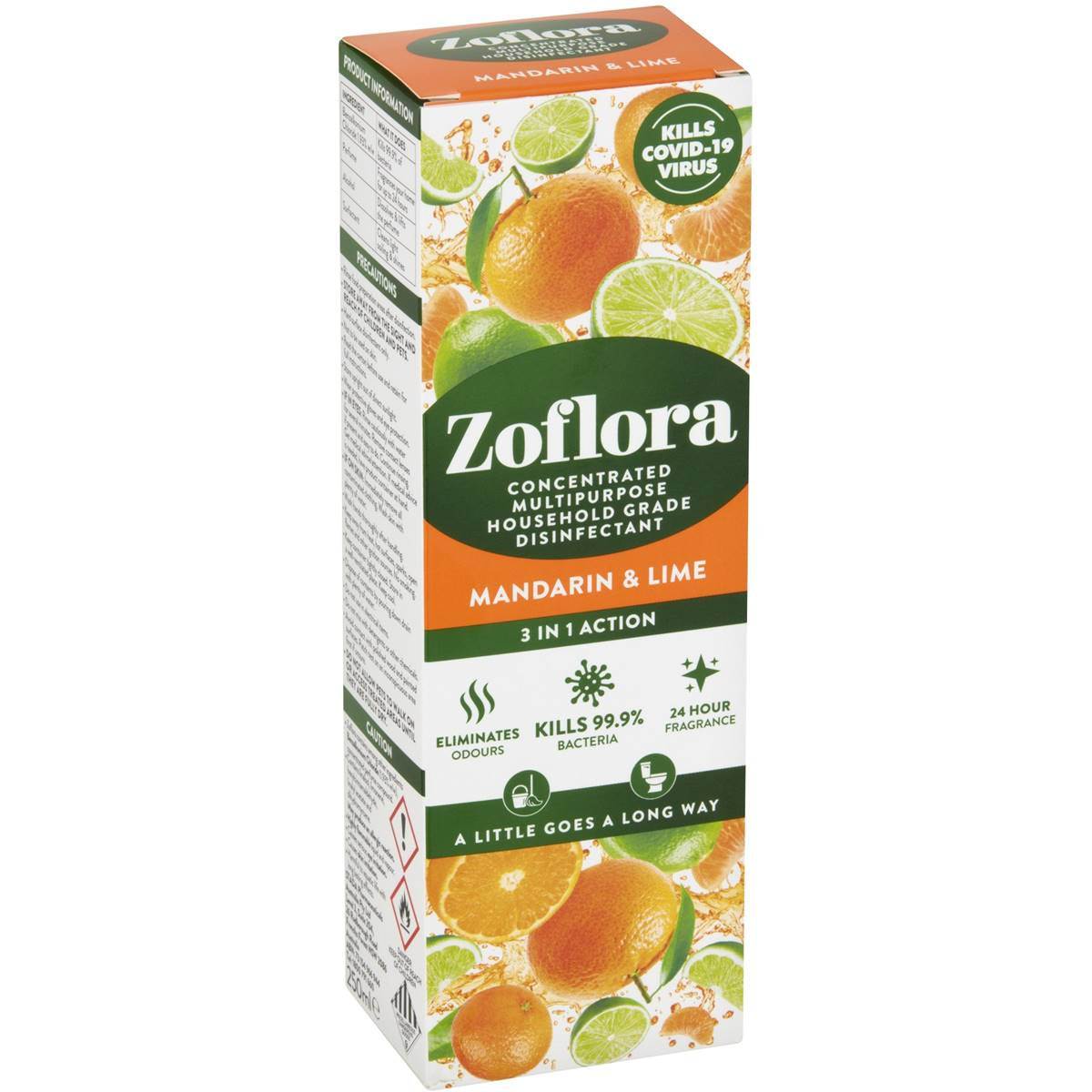 Zoflora Concentrate Disinfectant Mandarin & Lime 250ml