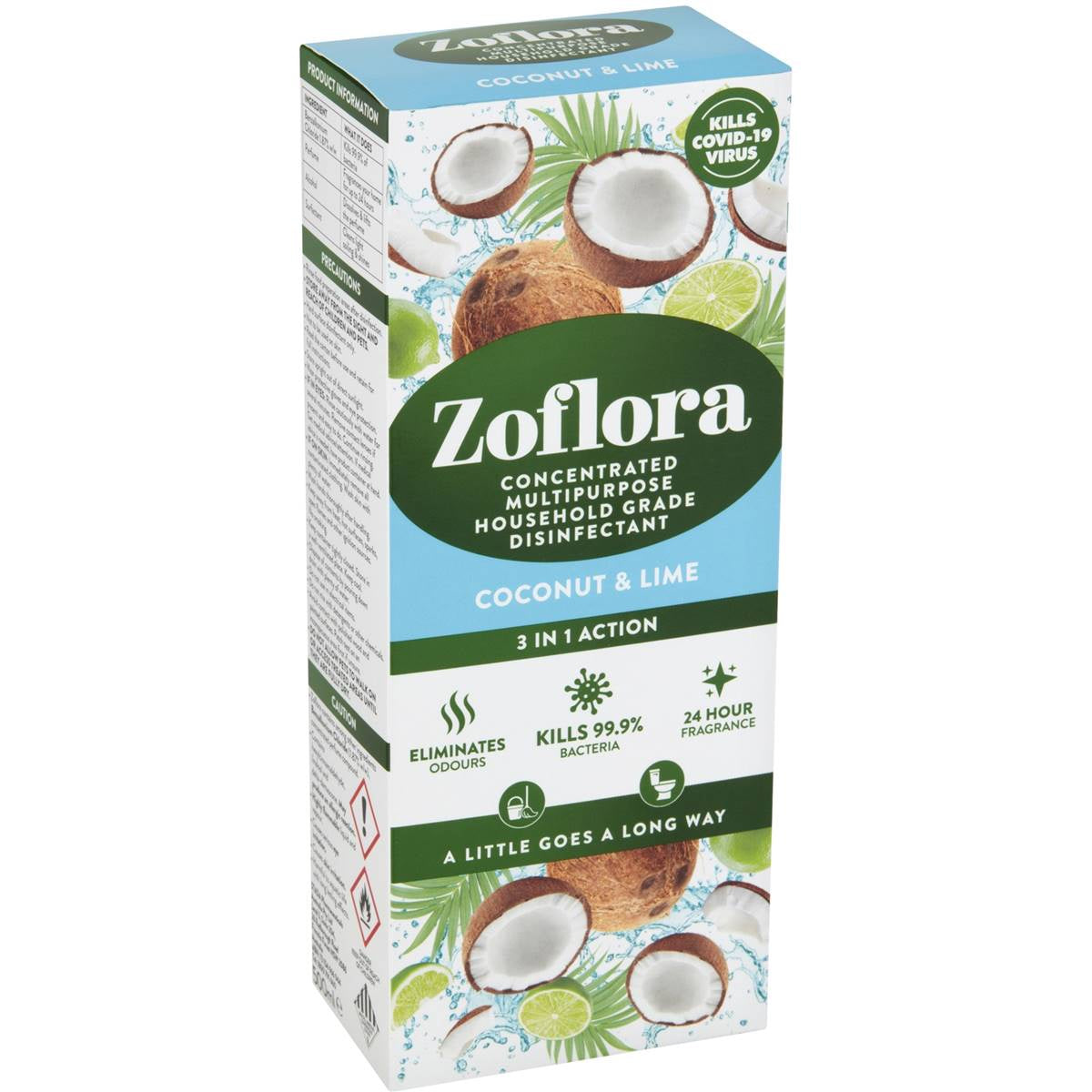 Zoflora Concentrate Multi-Purpose Disinfectant Coconut & Lime 500ml