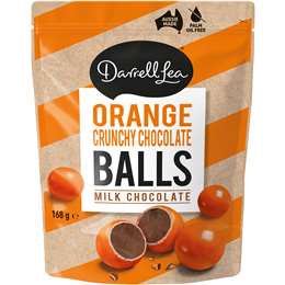 Darrell Lea Orange Crunchy Chocolate Balls 168g