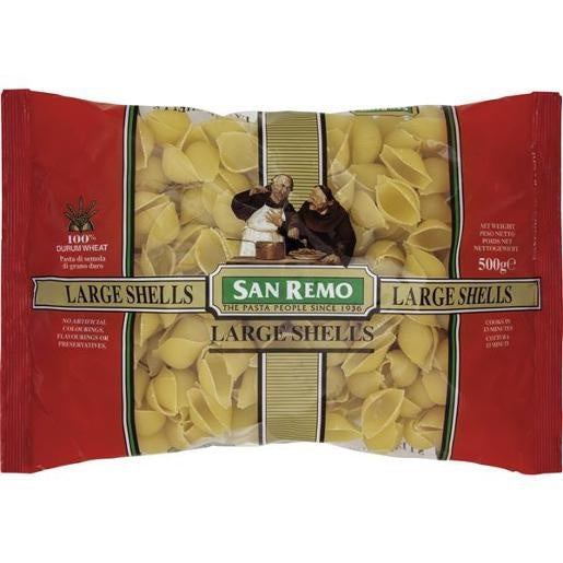 San Remo Large Shells 500g