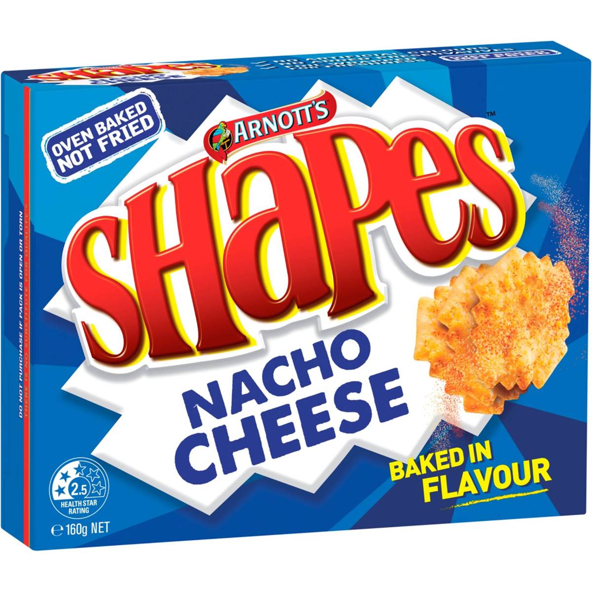 EGV Arnott's Shapes Nacho Cheese 160g