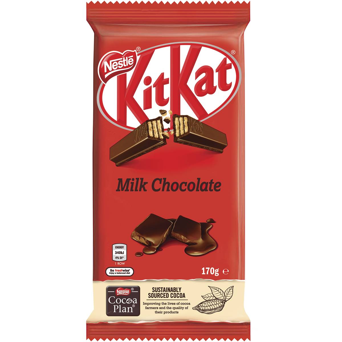 Nestle Kit Kat Milk Chocolate Block 160g