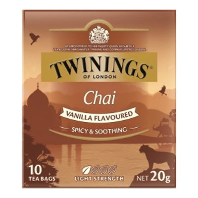 Twining Chai & Vanilla Tea Bags 10pk 20g