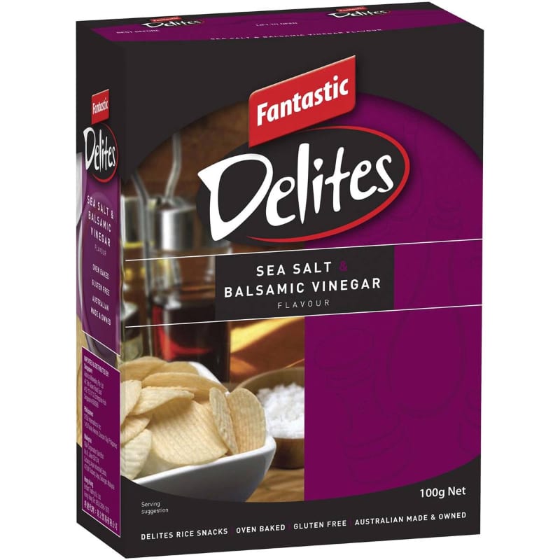 Fantastic Delites Sea Salt And Balsamic Vinegar 100g