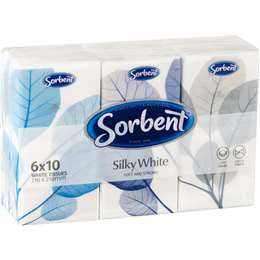 Sorbent Tissues Pk 6X10 4ply