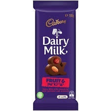 EGV Cadbury Fruit and Nut Chocolate 180g