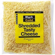 Black & Gold Cheese Shredded Tasty 900g