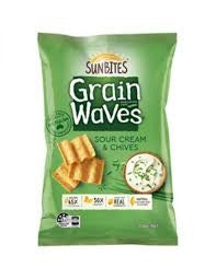 Grain Waves Sour Cream and Chives 170g