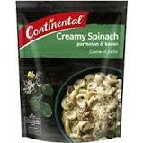 Continental Gourmet Pasta Spinach Parmesan & Bacon 97g