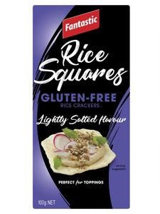 Fantastic Rice Squares Lightly Salted 100g