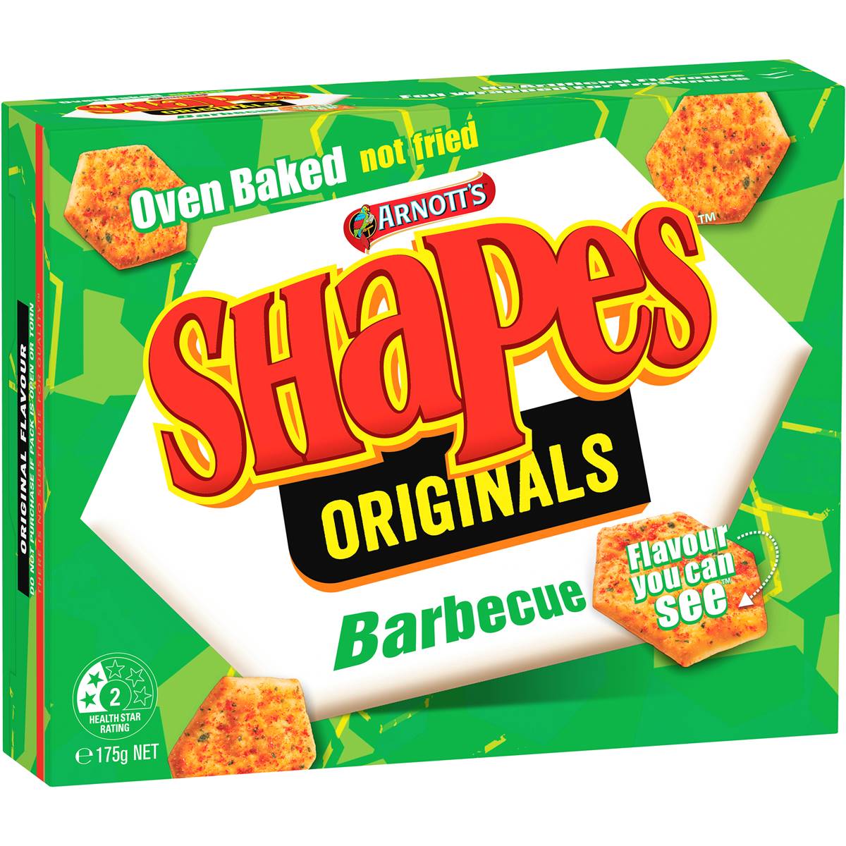 EGV Arnott's Shapes Snacks Barbecue 175g