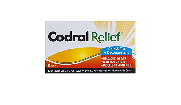 Codral Relief Cold & Flu Tablets 10