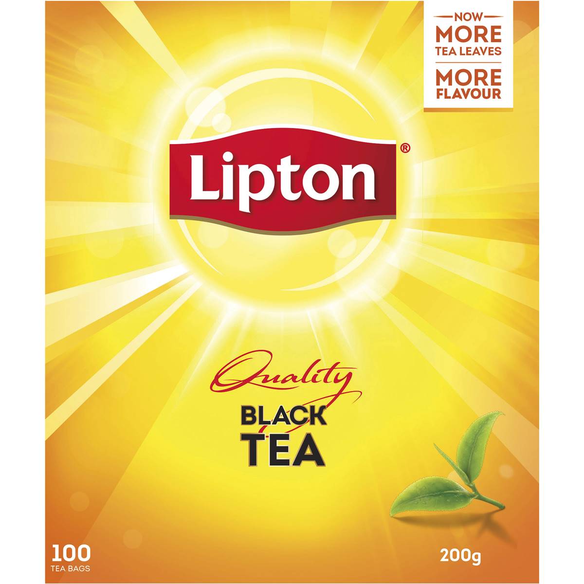 Liptons Quality Black Teabags 100pk