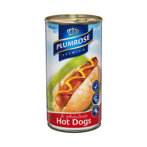 Plumrose Skinless Hot Dogs 560g