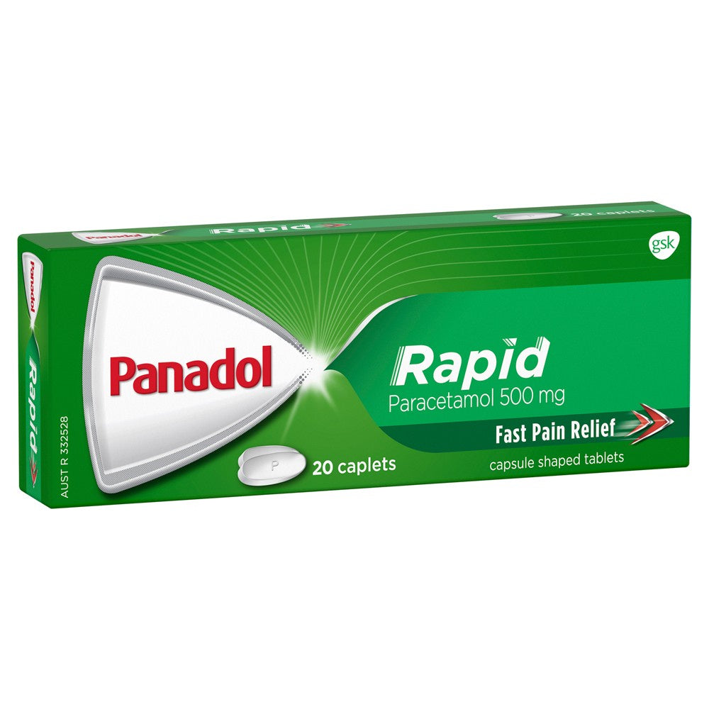 Panadol Rapid Caplets 500mg 20pk