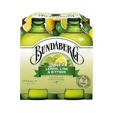 Bundaberg Lemon, Lime & Bitters 375ml x 4pk