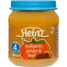 Heinz Potato Pumpkin & Beef 4mths + 110g