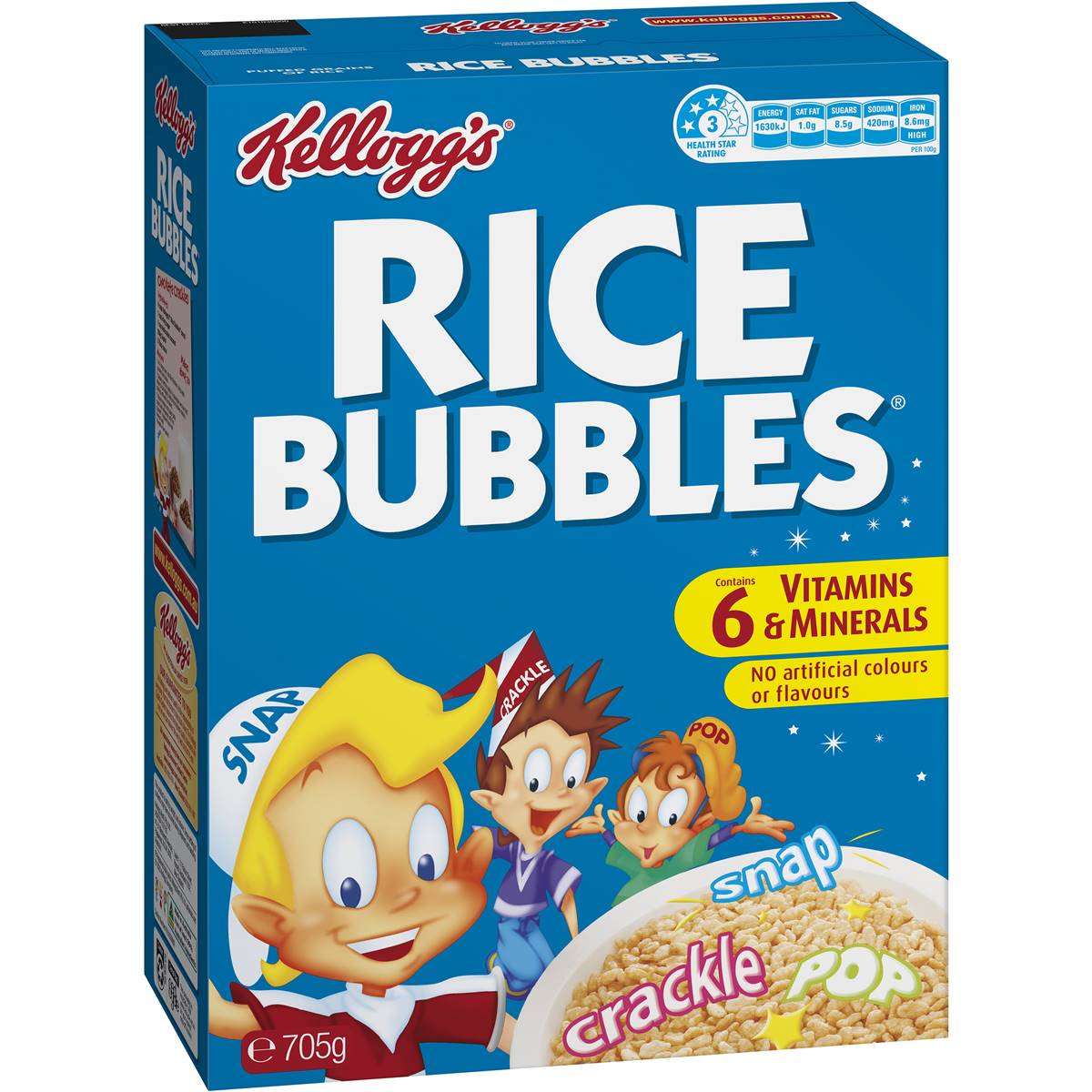 Kellogg's Rice Bubbles 410g