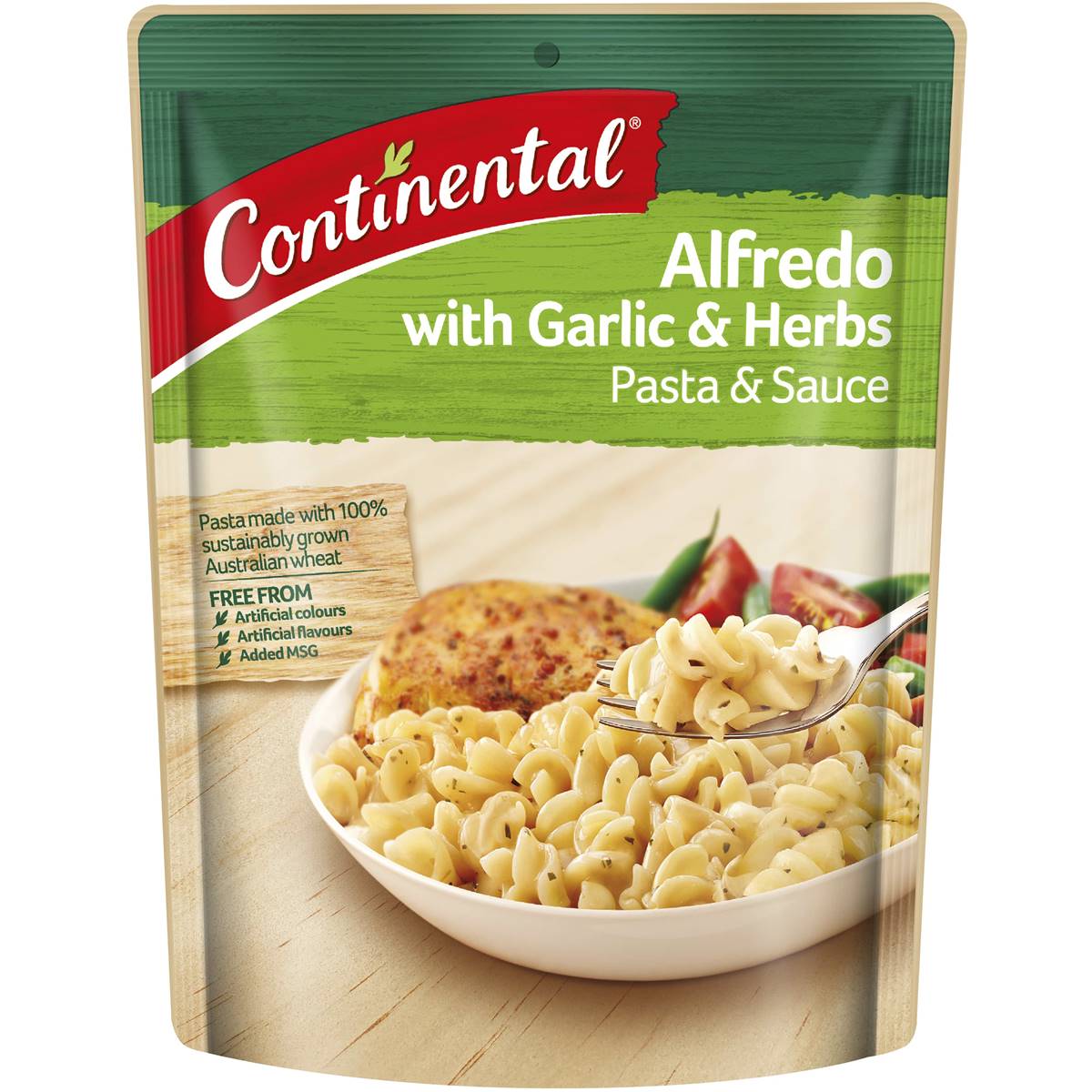 Continental Pasta & Sauce Alfredo Garlic & Herbs 85g