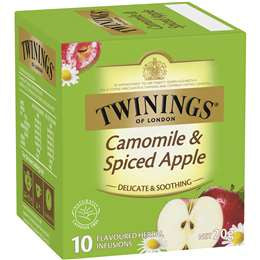 Twinings Camomile & Spiced Apple Tea Bags 10 Pk