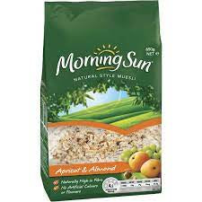 Morning Sun Natural Style Muesli Apricot & Almond 650g