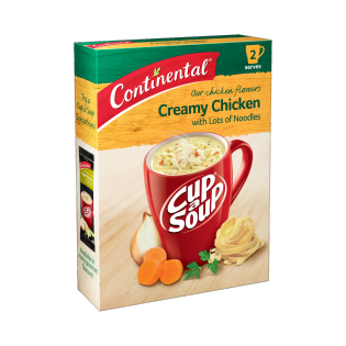 Continental Cup A Soup Creamy Chicken with Lots of Noodles 2pkt 60g