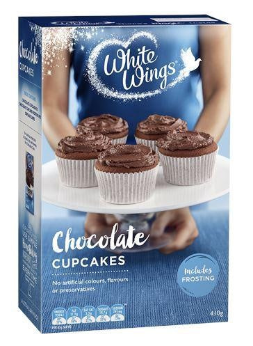 White Wings Chocolate Cupcake 410g