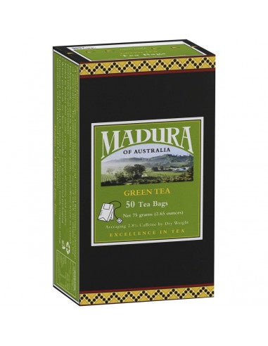 Madura Green Tea Bags 50pk 75g